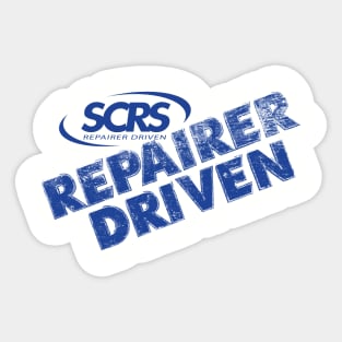 SCRS "REPAIRER DRIVEN" Blue Sticker